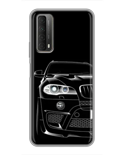 Чехол для Huawei P Smart 2021 с картинкой «Темный силуэт BMW» Чехол для Huawei P Smart 2021 с картинкой «Темный силуэт BMW»