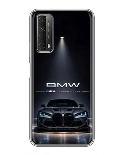 Чохол для Huawei P Smart 2021 з картинкою «BMW крізь нічне місто» Чохол для Huawei P Smart 2021 з картинкою «BMW крізь нічне місто»