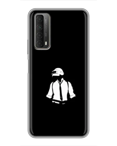Чехол для Huawei P Smart 2021 с картинкой «PUBG — белый шлем» Чехол для Huawei P Smart 2021 с картинкой «PUBG — белый шлем»