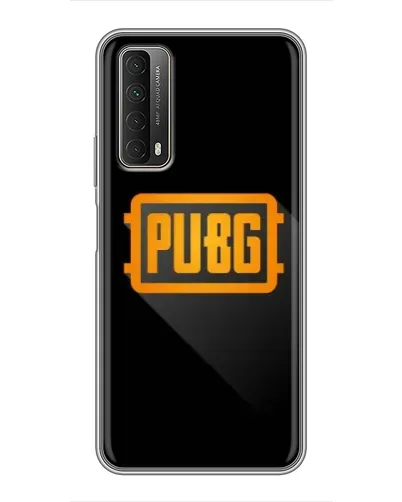 Чехол для Huawei P Smart 2021 с картинкой «PUBG — рамка лого» Чехол для Huawei P Smart 2021 с картинкой «PUBG — рамка лого»
