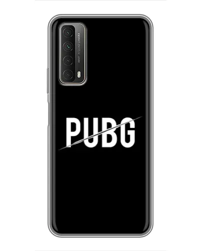 Чехол для Huawei P Smart 2021 с картинкой «PUBG — белый логотип» Чехол для Huawei P Smart 2021 с картинкой «PUBG — белый логотип»