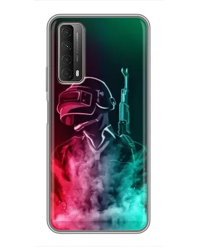 Чехол для Huawei P Smart 2021 с картинкой «PUBG — огненный воин» Чехол для Huawei P Smart 2021 с картинкой «PUBG — огненный воин»