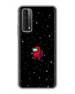 Чехол для Huawei P Smart 2021 с картинкой «Красный Among Us»
