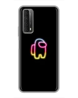 Чехол для Huawei P Smart 2021 с картинкой «Among Us градиент»