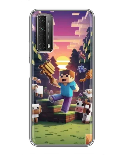Чехол для Huawei P Smart 2021 с картинкой «Стив на ферме» Чехол для Huawei P Smart 2021 с картинкой «Стив на ферме»