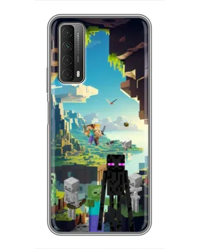 Чехол для Huawei P Smart 2021 с картинкой «Эндермен в лесу» Чехол для Huawei P Smart 2021 с картинкой «Эндермен в лесу»
