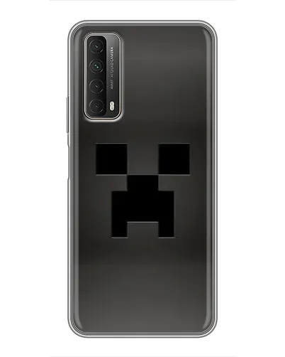 Чехол для Huawei P Smart 2021 с картинкой «Черный крипер градиент» Чехол для Huawei P Smart 2021 с картинкой «Черный крипер градиент»