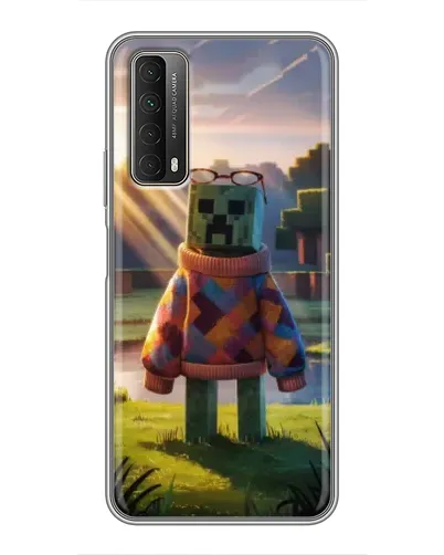 Чехол для Huawei P Smart 2021 с картинкой «Крипер в свитере» Чехол для Huawei P Smart 2021 с картинкой «Крипер в свитере»