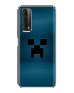 Чехол для Huawei P Smart 2021 с картинкой «Крипер текстура»