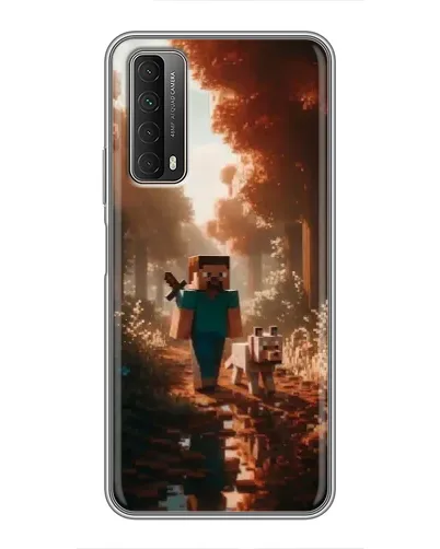 Чехол для Huawei P Smart 2021 с картинкой «Стив в лесу» Чехол для Huawei P Smart 2021 с картинкой «Стив в лесу»