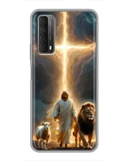 Чохол для Huawei P Smart 2021 з картинкою «Лев Юди та Світло»