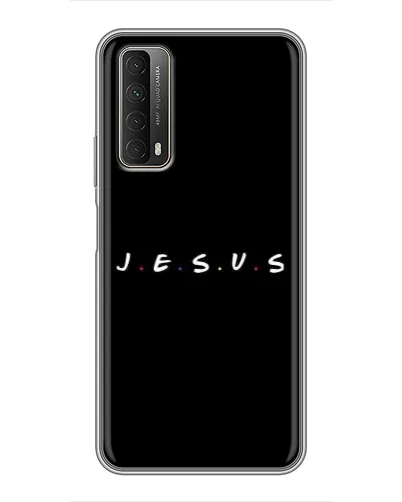 Чехол для Huawei P Smart 2021 с картинкой «Точки веры J.E.S.U.S.»