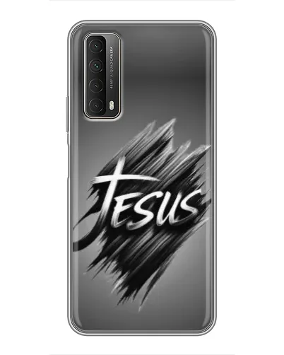 Чехол для Huawei P Smart 2021 с картинкой «Надпись Jesus Graffiti»