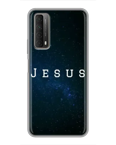 Чехол для Huawei P Smart 2021 с картинкой «Звездное небо Jesus»