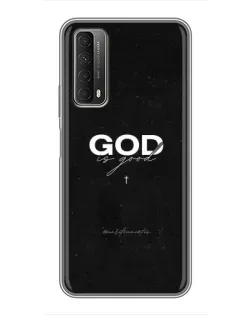 Чехол для Huawei P Smart 2021 с картинкой «GOD — Бог над всем»