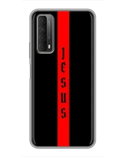 Чехол для Huawei P Smart 2021 с картинкой «Красная линия веры»