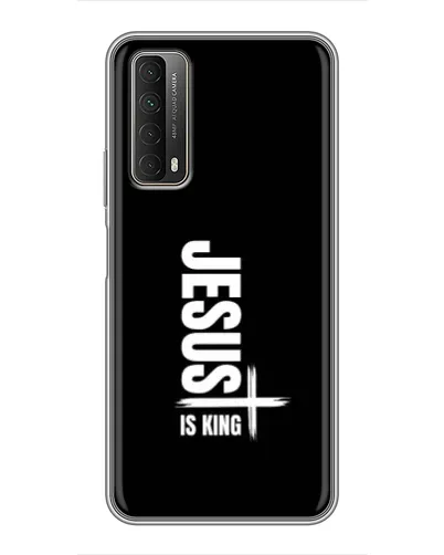 Чехол для Huawei P Smart 2021 с картинкой «Вертикаль веры Jesus»
