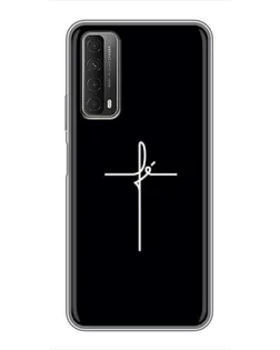 Чехол для Huawei P Smart 2021 с картинкой «Тонкий крест»