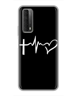 Чехол для Huawei P Smart 2021 с картинкой «Пульс веры»