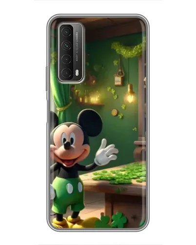 Чехол для Huawei P Smart 2021 с картинкой «Микки в мастерской» Чехол для Huawei P Smart 2021 с картинкой «Микки в мастерской»