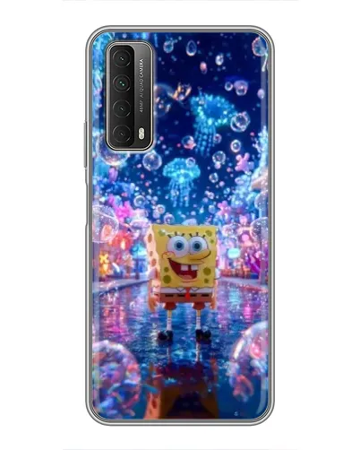 Чехол для Huawei P Smart 2021 с картинкой «Неоновый океан» Чехол для Huawei P Smart 2021 с картинкой «Неоновый океан»