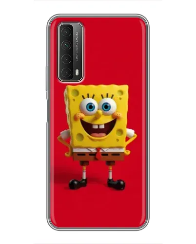 Чехол для Huawei P Smart 2021 с картинкой «Спанч Боб на красном» Чехол для Huawei P Smart 2021 с картинкой «Спанч Боб на красном»