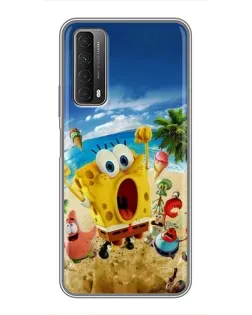 Чехол для Huawei P Smart 2021 с картинкой «Развлечения на пляже»