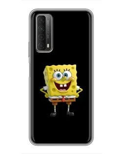 Чехол для Huawei P Smart 2021 с картинкой «Классический Губка Боб»