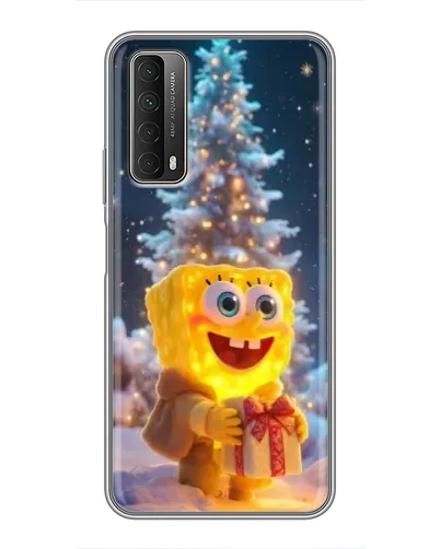 Чехол для Huawei P Smart 2021 с картинкой «Рождественский Спанч Боб» Чехол для Huawei P Smart 2021 с картинкой «Рождественский Спанч Боб»