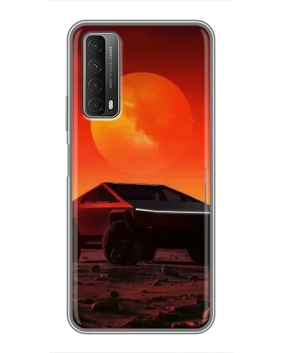 Чехол для Huawei P Smart 2021 с картинкой «Cybertruck на Марсе» Чехол для Huawei P Smart 2021 с картинкой «Cybertruck на Марсе»