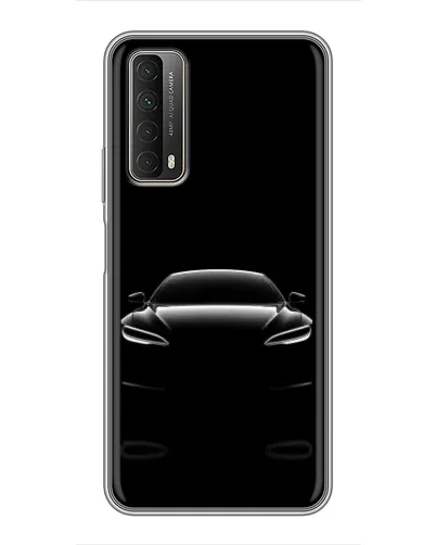 Чехол для Huawei P Smart 2021 с картинкой «Силуэт Tesla Night» Чехол для Huawei P Smart 2021 с картинкой «Силуэт Tesla Night»