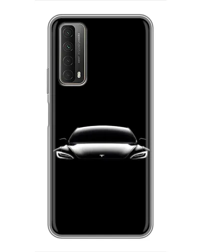 Чехол для Huawei P Smart 2021 с картинкой «Фары Tesla Night» Чехол для Huawei P Smart 2021 с картинкой «Фары Tesla Night»