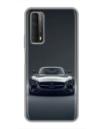 Чехол для Huawei P Smart 2021 с картинкой «Mercedes на черном» Чехол для Huawei P Smart 2021 с картинкой «Mercedes на черном»