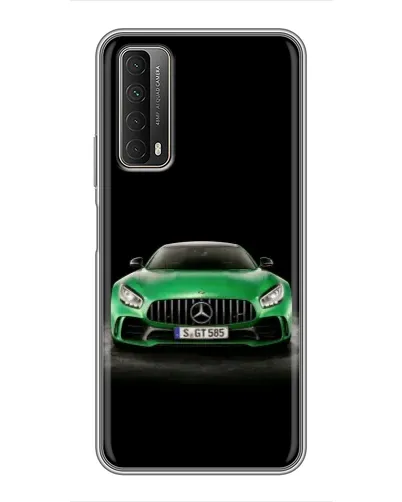 Чехол для Huawei P Smart 2021 с картинкой «Mercedes — неоновый лого» Чехол для Huawei P Smart 2021 с картинкой «Mercedes — неоновый лого»
