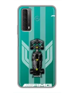 Чехол для Huawei P Smart 2021 с картинкой «Mercedes AMG Petronas»