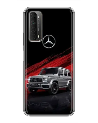 Чехол для Huawei P Smart 2021 с картинкой «Mercedes G-Class красный» Чехол для Huawei P Smart 2021 с картинкой «Mercedes G-Class красный»