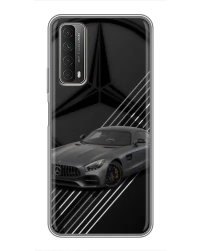 Чехол для Huawei P Smart 2021 с картинкой «Mercedes AMG — графика» Чехол для Huawei P Smart 2021 с картинкой «Mercedes AMG — графика»