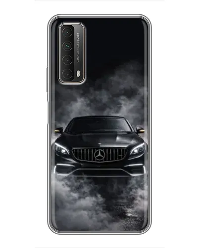 Чехол для Huawei P Smart 2021 с картинкой «Mercedes в дыму» Чехол для Huawei P Smart 2021 с картинкой «Mercedes в дыму»