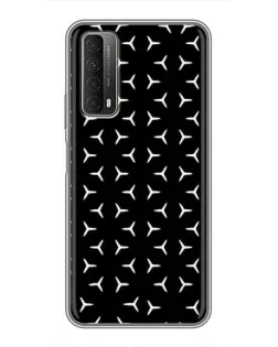 Чехол для Huawei P Smart 2021 с картинкой «Mercedes паттерн звезд»