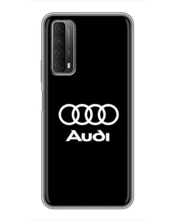 Чехол для Huawei P Smart 2021 с картинкой «Классическое лого Audi»