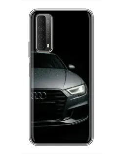Чехол для Huawei P Smart 2021 с картинкой «Audi — детализация кузова»