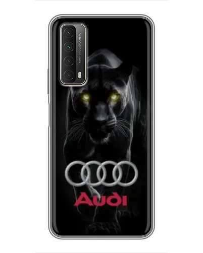 Чехол для Huawei P Smart 2021 с картинкой «Пантера и Audi» Чехол для Huawei P Smart 2021 с картинкой «Пантера и Audi»
