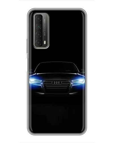 Чехол для Huawei P Smart 2021 с картинкой «Audi в неоне» Чехол для Huawei P Smart 2021 с картинкой «Audi в неоне»