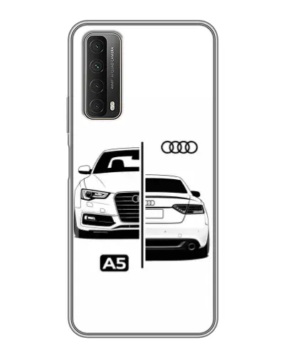 Чехол для Huawei P Smart 2021 с картинкой «Audi — контрастный дизайн» Чехол для Huawei P Smart 2021 с картинкой «Audi — контрастный дизайн»