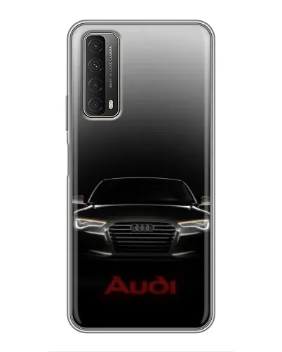 Чехол для Huawei P Smart 2021 с картинкой «Audi — градиентный контур» Чехол для Huawei P Smart 2021 с картинкой «Audi — градиентный контур»