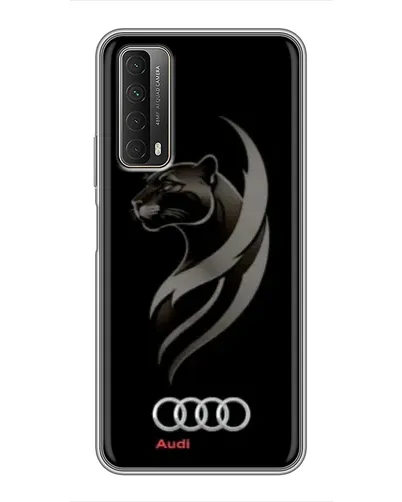 Чехол для Huawei P Smart 2021 с картинкой «Графика — пантера и Audi» Чехол для Huawei P Smart 2021 с картинкой «Графика — пантера и Audi»