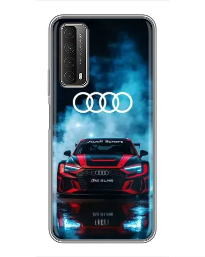 Чехол для Huawei P Smart 2021 с картинкой «Audi Sport — неон» Чехол для Huawei P Smart 2021 с картинкой «Audi Sport — неон»
