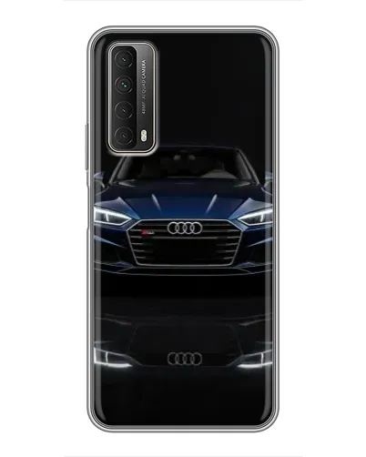 Чехол для Huawei P Smart 2021 с картинкой «Audi — ночное отражение» Чехол для Huawei P Smart 2021 с картинкой «Audi — ночное отражение»