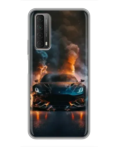 Чохол для Huawei P Smart 2021 з картинкою «Lamborghini димна естетика»