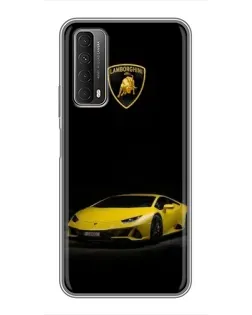 Чохол для Huawei P Smart 2021 з картинкою «Lamborghini жовтий акцент»